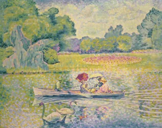 La passeggiata nel Bois de Boulogne, c.1906